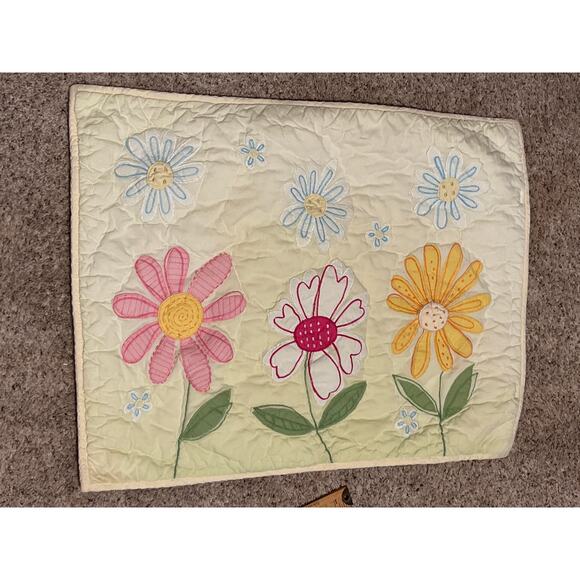 Pottery Barn Other - POTTERY BARN Kids Daisy Garden Quiltd Pillow Sham Flowers